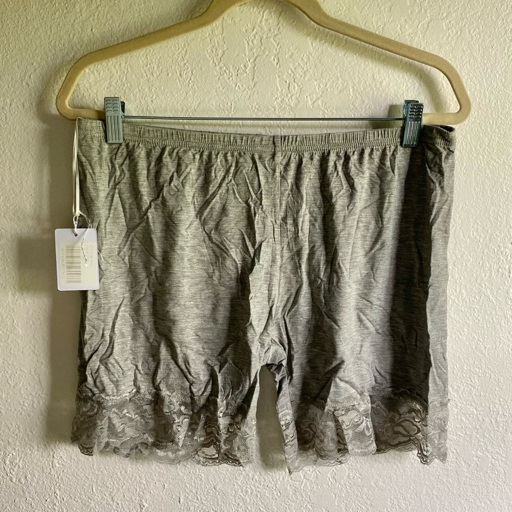 3/$20! Lace Trim Slip Shorts